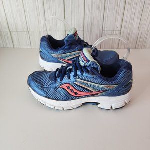 Women's Blue Saucony Cohesion 9 Running Sneakers Size 5